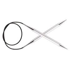 Knitter's Pride 16"/40 cm 3.25 mm/US 3 Nova Platina Cubics Circular Needle